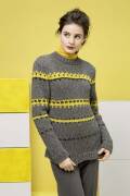 Strickset Jacquardpullover mit Anleitung in garnwelt-Box