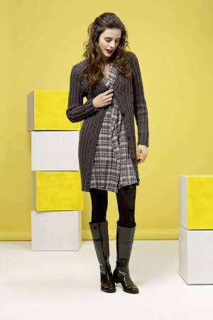 Strickset Cardigan mit Anleitung in garnwelt-Box