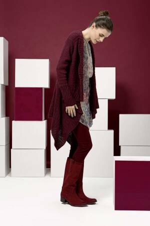 Strickset Jacke mit Anleitung in garnwelt-Box L-XL
