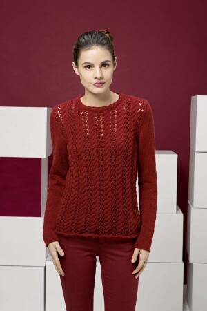 Strickset Pullover Lang Yarns NOVENA mit Anleitung in garnwelt-Box S