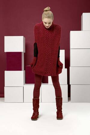 Strickset Cape Lang Yarns DONEGAL / ALPACA SUPERLIGHT mit Anleitung in garnwelt-Box