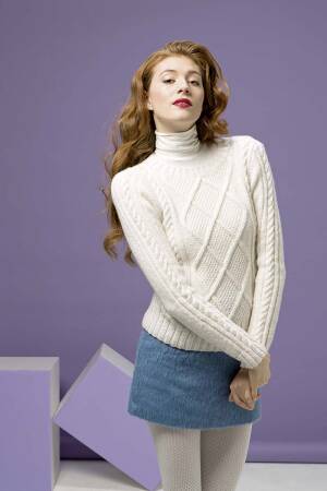 Strickset Pullover mit Anleitung in garnwelt-Box