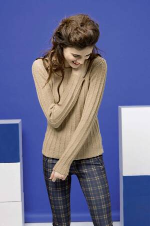 Strickset Pullover Lang Yarns BABY ALPACA mit Anleitung in garnwelt-Box
