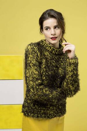 Knitting set Pullover  with knitting instructions in garnwelt box