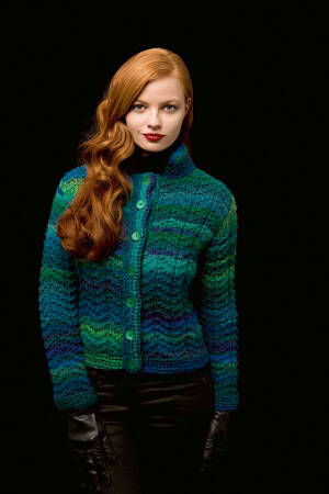 Strickset Carré-Jacke mit Anleitung in garnwelt-Box