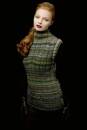 Knitting set Sleeveless pullover  with knitting instructions in garnwelt box