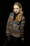 Knitting set Cardigan with zipper  with knitting instructions in garnwelt box