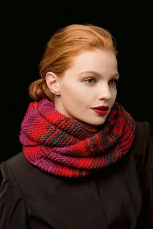 Strickset Rundschal mit Anleitung in garnwelt-Box