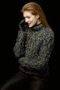 Knitting set Turtleneck pullover  with knitting instructions in garnwelt box in size S