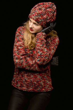Strickset Pullover mit Anleitung in garnwelt-Box