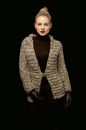 Strickset Jacke mit Anleitung in garnwelt-Box