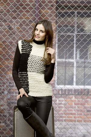 Strickset Pullunder Lang Yarns MALOU mit Anleitung in garnwelt-Box