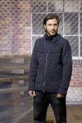 Strickset Jacke Lang Yarns DONEGAL / YAK mit Anleitung in...