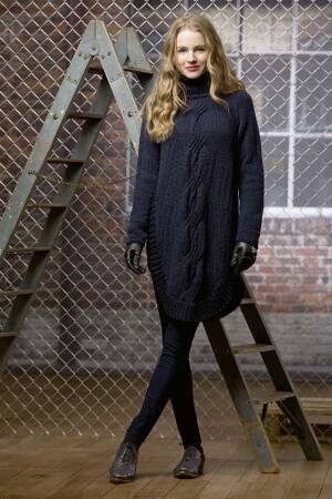 Strickset Poncho Lang Yarns CARPE DIEM mit Anleitung in garnwelt-Box S