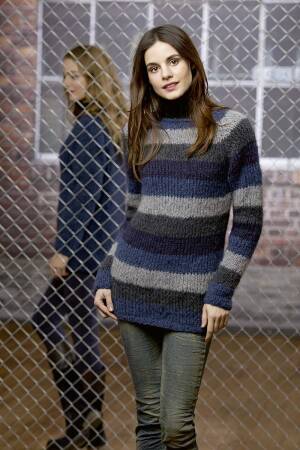 Strickset Raglanpullover mit Anleitung in garnwelt-Box