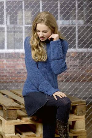 Strickset Raglanpullover Lang Yarns NOVENA mit Anleitung in garnwelt-Box S