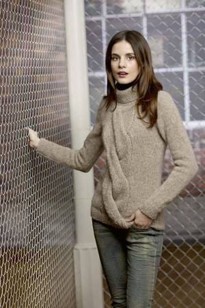 Strickset Pullover Lang Yarns MALOU LIGHT mit Anleitung in garnwelt-Box M