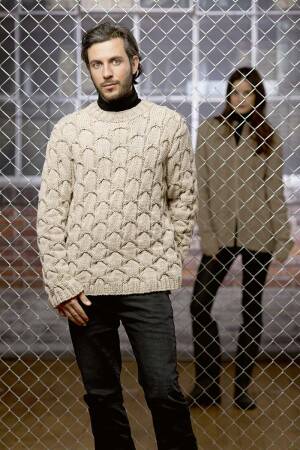 Strickset Pullover mit Anleitung in garnwelt-Box M-L