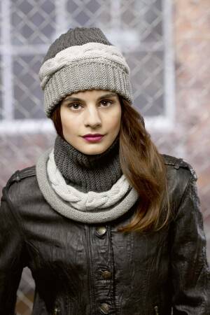 Strickset Schal mit Anleitung in garnwelt-Box one size
