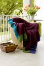 Strickset Plaid mit Anleitung in garnwelt-Box ca 150 x 150 cm