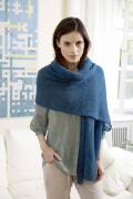 Strickset Schal Lang Yarns ALPACA SUPERLIGHT mit Anleitung in garnwelt-Box 80 x 180 cm