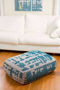 Strickset Hocker mit Anleitung in garnwelt-Box ca 70 x 48 cm