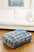 Strickset Hocker mit Anleitung in garnwelt-Box ca 70 x 48 cm