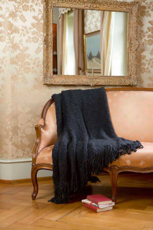 Strickset Wolldecke mit Anleitung in garnwelt-Box