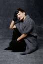 Knitting set Cape CASHMERE BIG with knitting instructions in garnwelt box