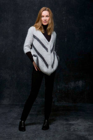 Strickset Jacke mit Anleitung in garnwelt-Box S-M