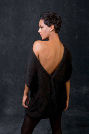 Knitting set Cardigan CASHMERE PREMIUM with knitting instructions in garnwelt box