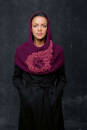 Knitting set Shawl with hood CASHMERE CLASSIC with knitting instructions in garnwelt box