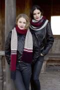 Knitting set Scarf MALOU LIGHT with knitting instructions in garnwelt box in size ca 24 x 220 cm (9.5 x 86.5 inches)