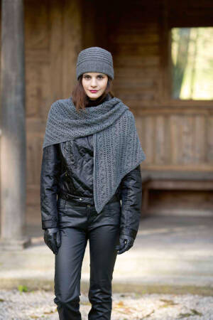 Knitting set Beanie CASHMERE PREMIUM with knitting instructions in garnwelt box