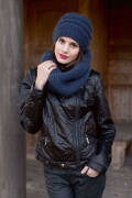 Strickset Rundschal Lang Yarns MALOU mit Anleitung in...