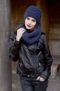 Strickset Rundschal Lang Yarns MALOU mit Anleitung in...