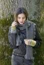 Strickset Schal Lang Yarns NOVENA mit Anleitung in garnwelt-Box
