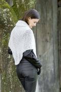 Strickset Dreiecktuch Lang Yarns MALOU LIGHT mit Anleitung in garnwelt-Box ca 140 cm breit (55 inches)