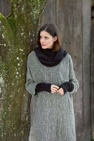 Knitting set Armwarmers CASHMERE PREMIUM with knitting instructions in garnwelt box