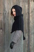 Strickset Cape mit Anleitung in garnwelt-Box one size