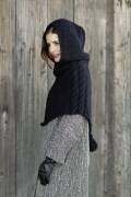 Strickset Cape mit Anleitung in garnwelt-Box one size