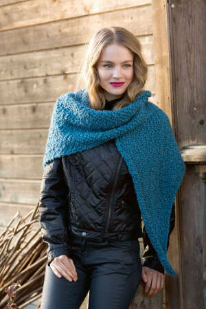 Strickset Dreiecktuch mit Anleitung in garnwelt-Box