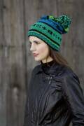 Knitting set Hat MERINO 50 with knitting instructions in...