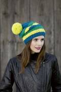Knitting set Hat MERINO 50 with knitting instructions in...