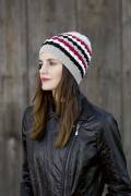 Knitting set Hat MERINO 70 with knitting instructions in garnwelt box in size one size