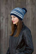 Knitting set Hat MERINO 50 with knitting instructions in...