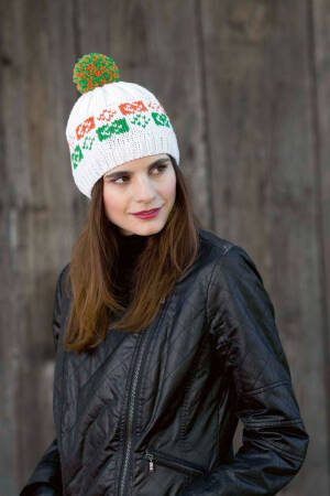 Knitting set Beret MERINO 70 with knitting instructions in garnwelt box