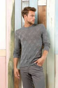 Strickset Herrenpullover Lang Yarns STELLINA mit Anleitung in garnwelt-Box S