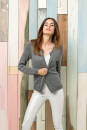 Strickset Jacke Lang Yarns STELLINA LUXE / STELLINA mit Anleitung in garnwelt-Box