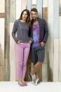 Strickset Pullover Lang Yarns LINO mit Anleitung in garnwelt-Box L-XL
